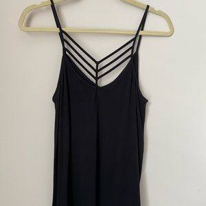 Express Black tank top strappy business casual